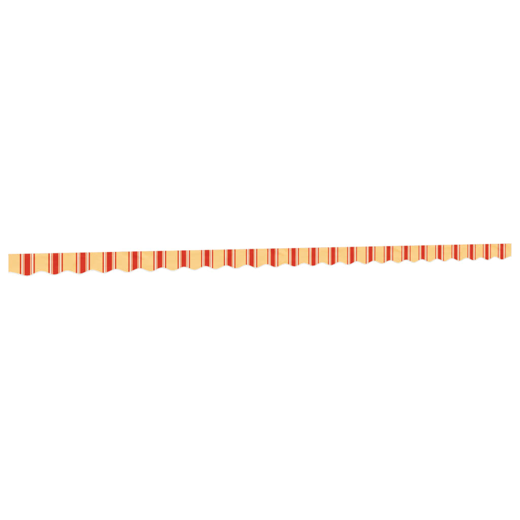 Maison Exclusive - Markisenvolant Gelb Und Orange Gestreift 6 M