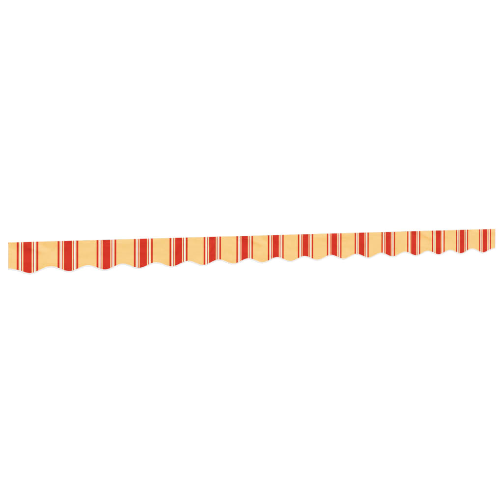 Maison Exclusive - Markisenvolant Gelb Und Orange Gestreift 380x2