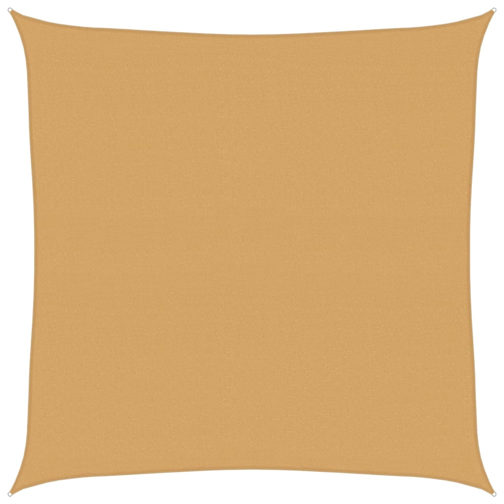 Maison Exclusive - Sonnensegel 160 G/m² Quadratisch Sandfarbe 4x4