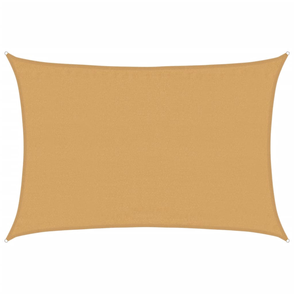 Maison Exclusive - Sonnensegel 160 G/m² Rechteckig Sandfarbe 3,5x