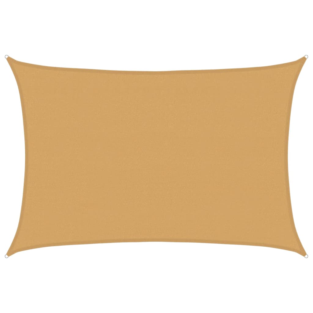 Maison Exclusive - Sonnensegel 160 G/m² Rechteckig Sandfarben 4x5
