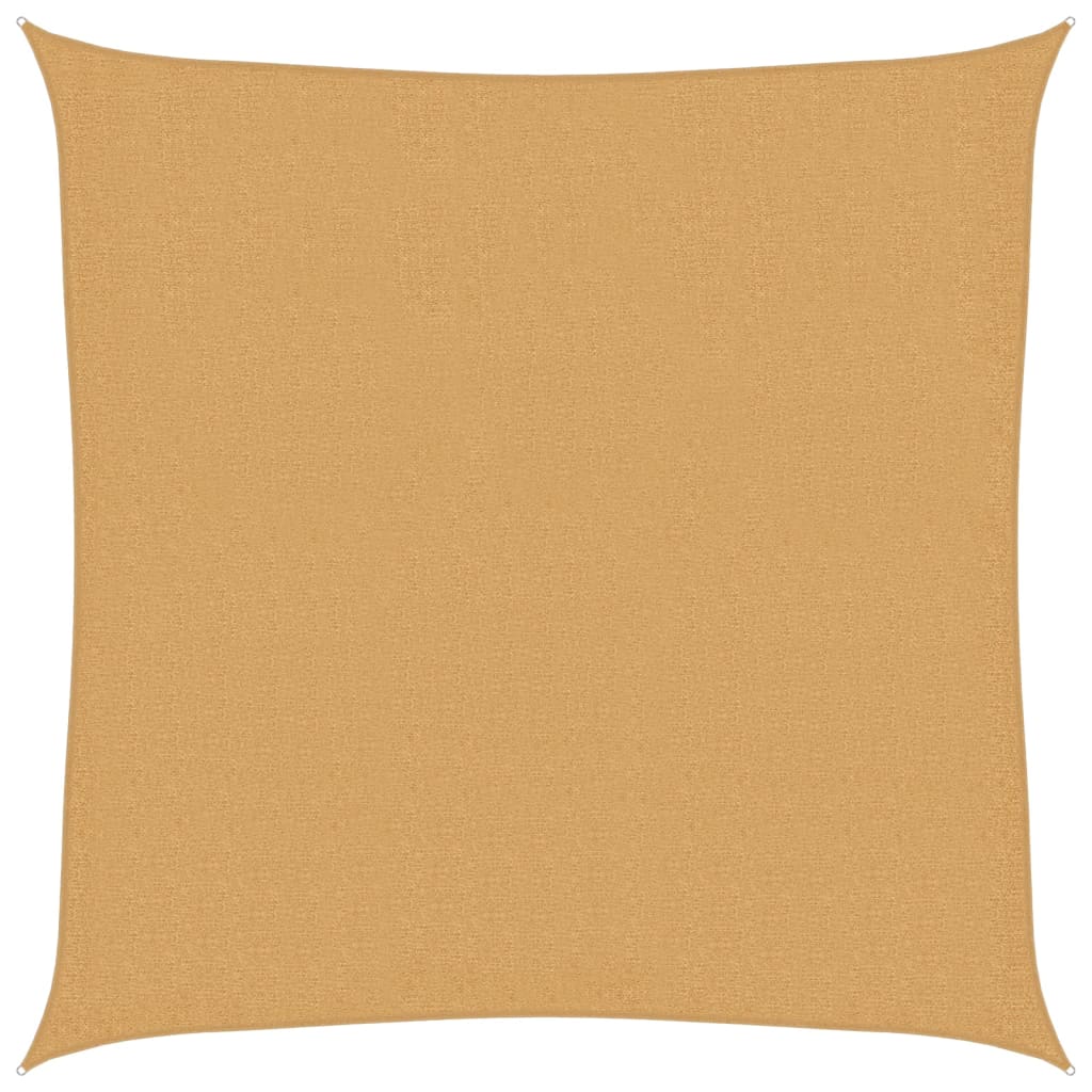 Maison Exclusive - Sonnensegel 160 G/m² Quadratisch Sandfarbe 3,6