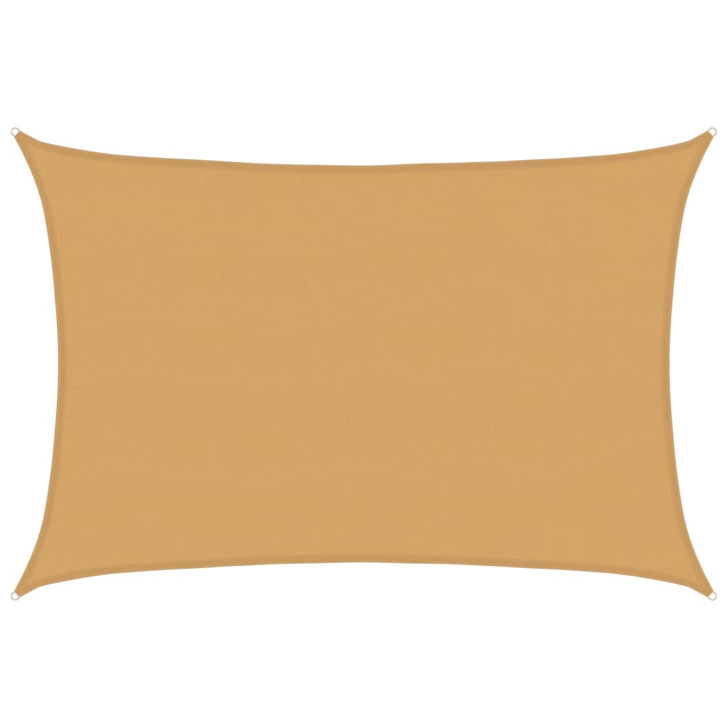 Maison Exclusive - Sonnensegel 160 G/m² Rechteckig Sandfarben 5x7