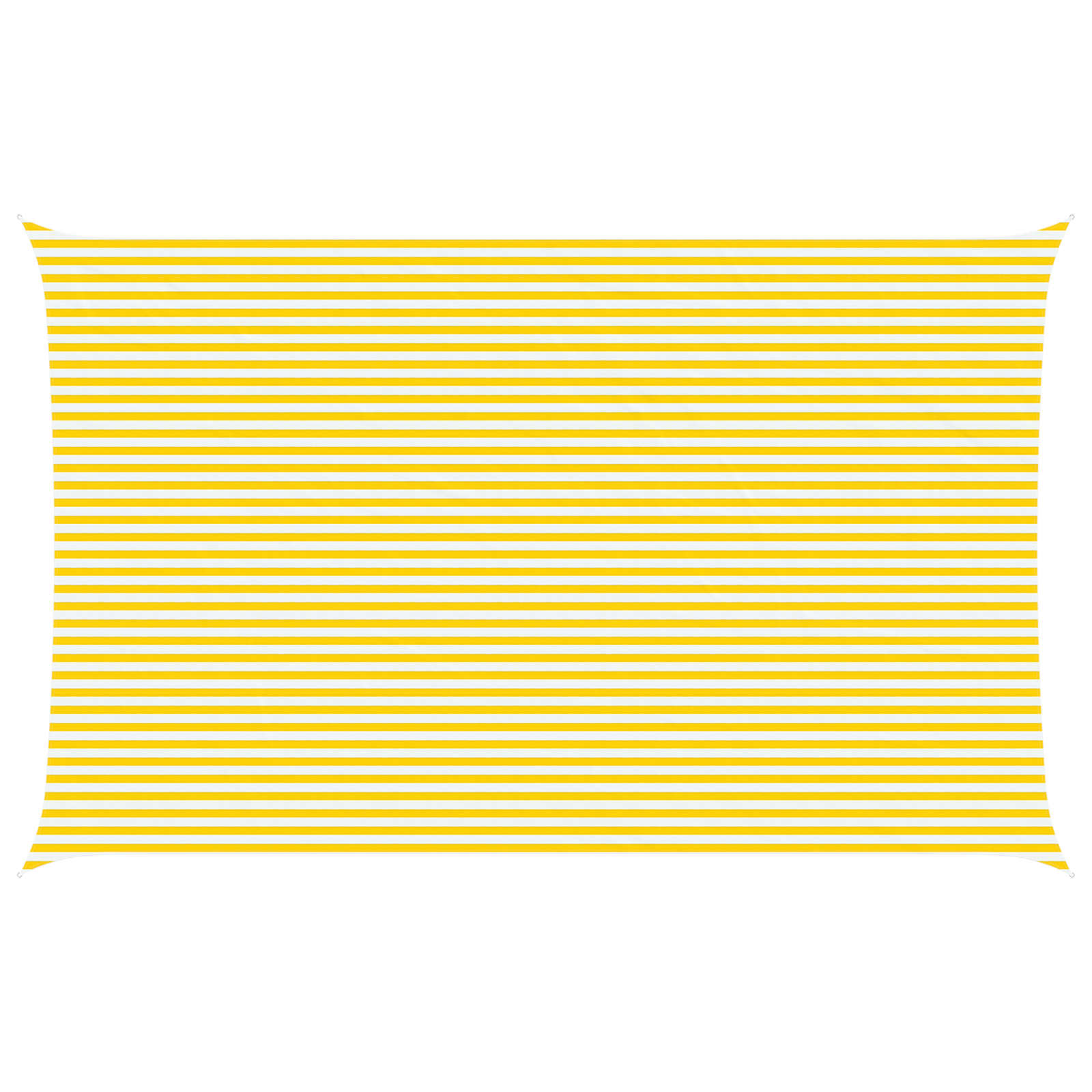 Maison Exclusive - Sonnensegel Gelb Und Weiß 8 X 5 M 100 % Polyes