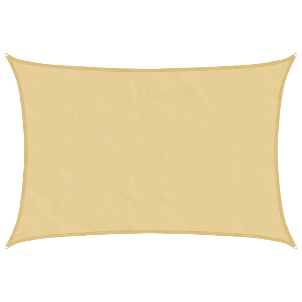 Maison Exclusive - Sonnensegel Sandfarbe 4x3 M 100% Polyester Oxf