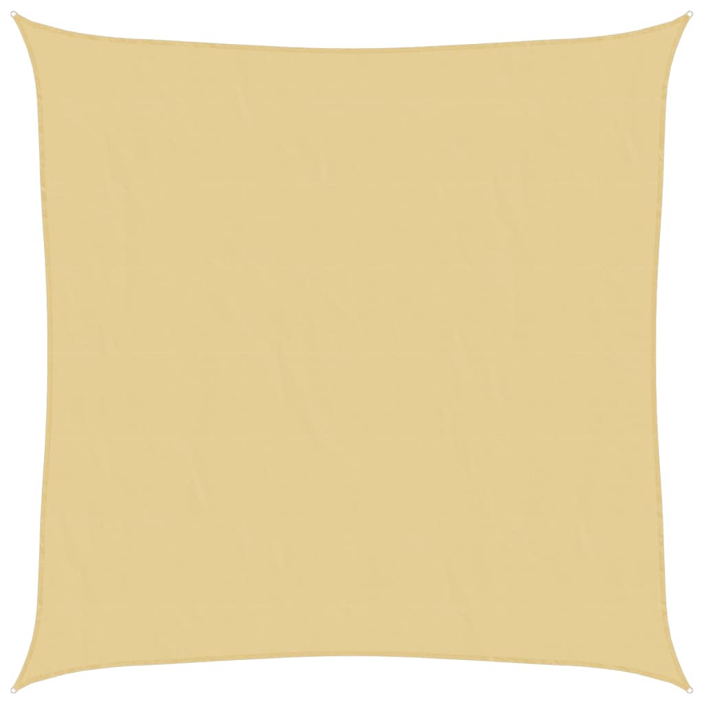 Maison Exclusive - Sonnensegel Sandfarbe 4x4 M 100% Polyester Oxf