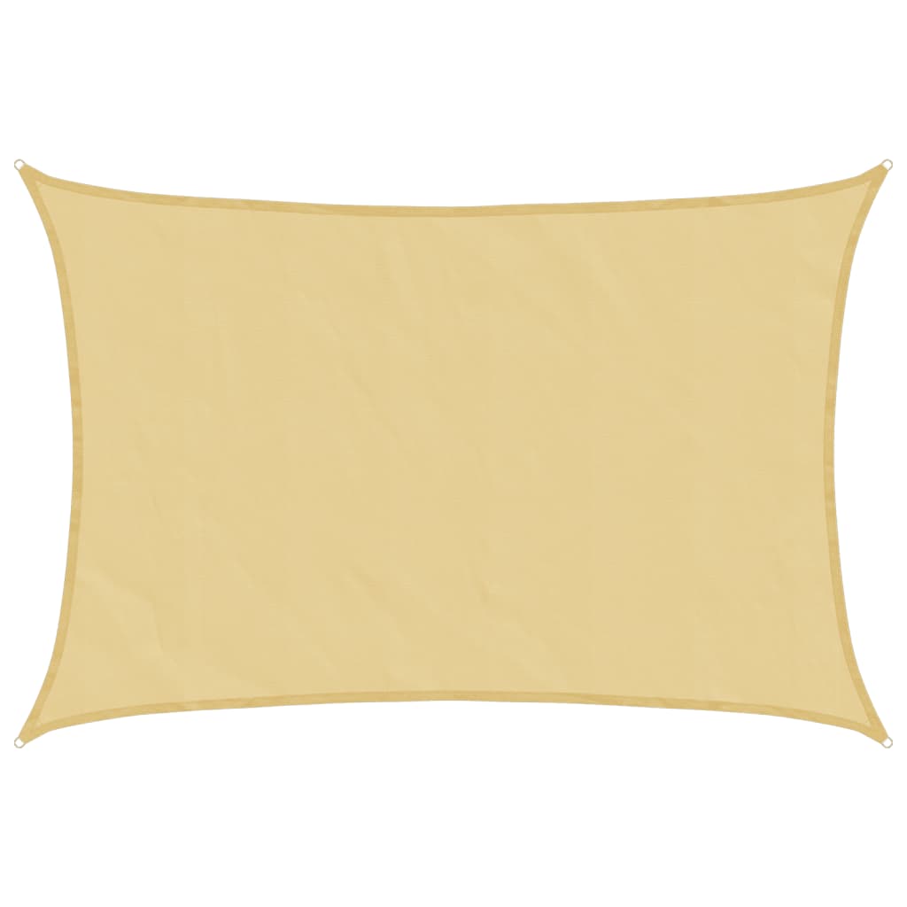 Maison Exclusive - Sonnensegel Sandfarbe 5x3,5 M 100% Polyester O