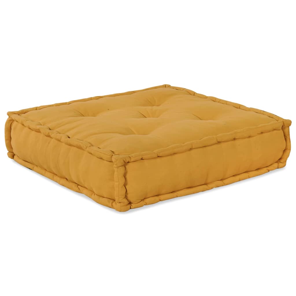 Maison Exclusive - Modulare Sofagarnitur Stoff Gelb 210 X 140 X 5