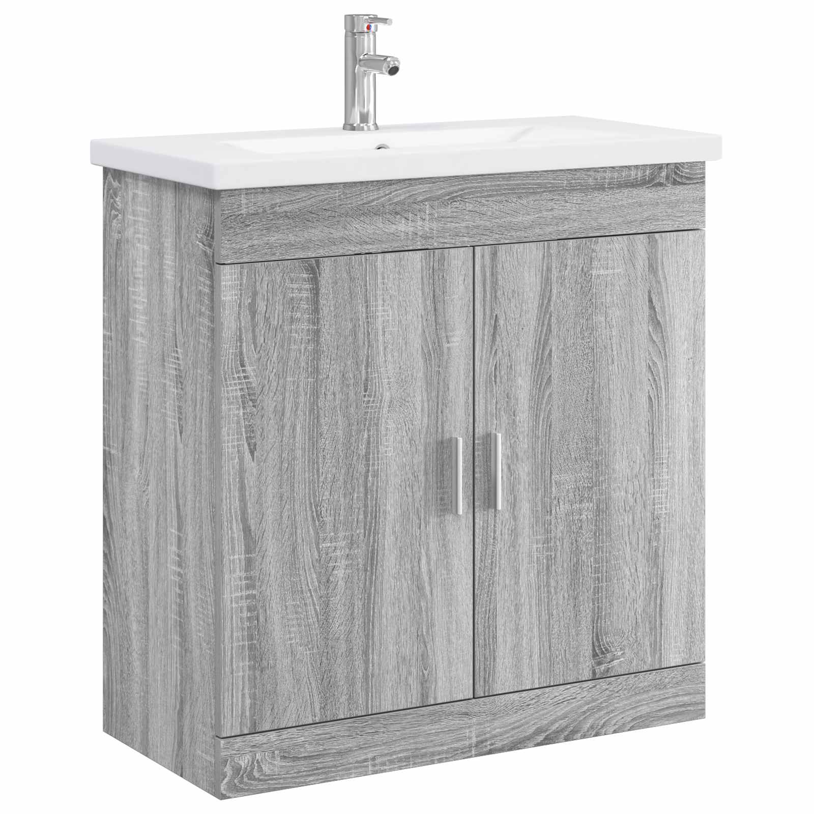 Maison Exclusive - Badezimmermöbel-set Grau Sonoma 81 X 40 X 84,5