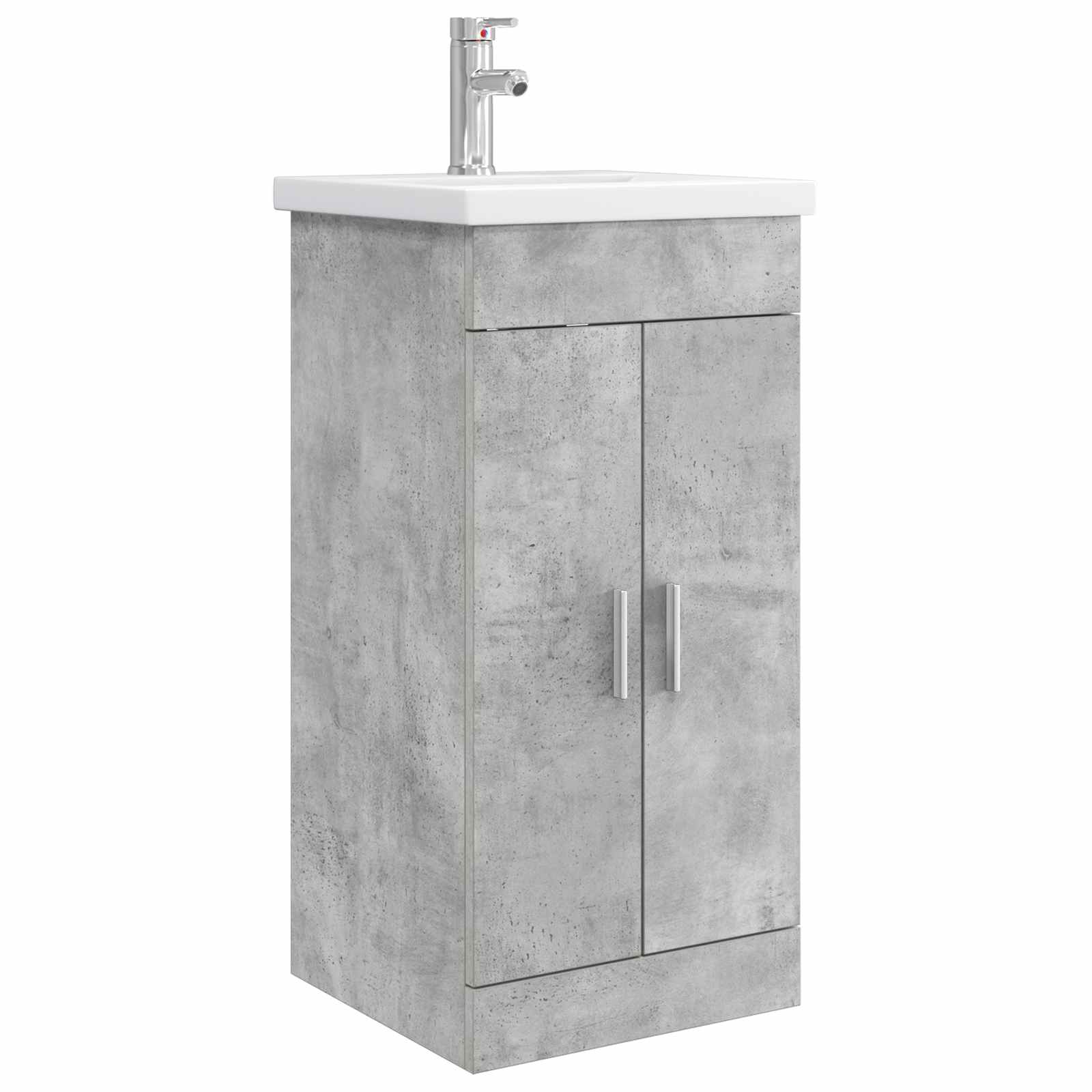 Maison Exclusive - Badezimmerschrank Mit Waschbecken Betongrau 42