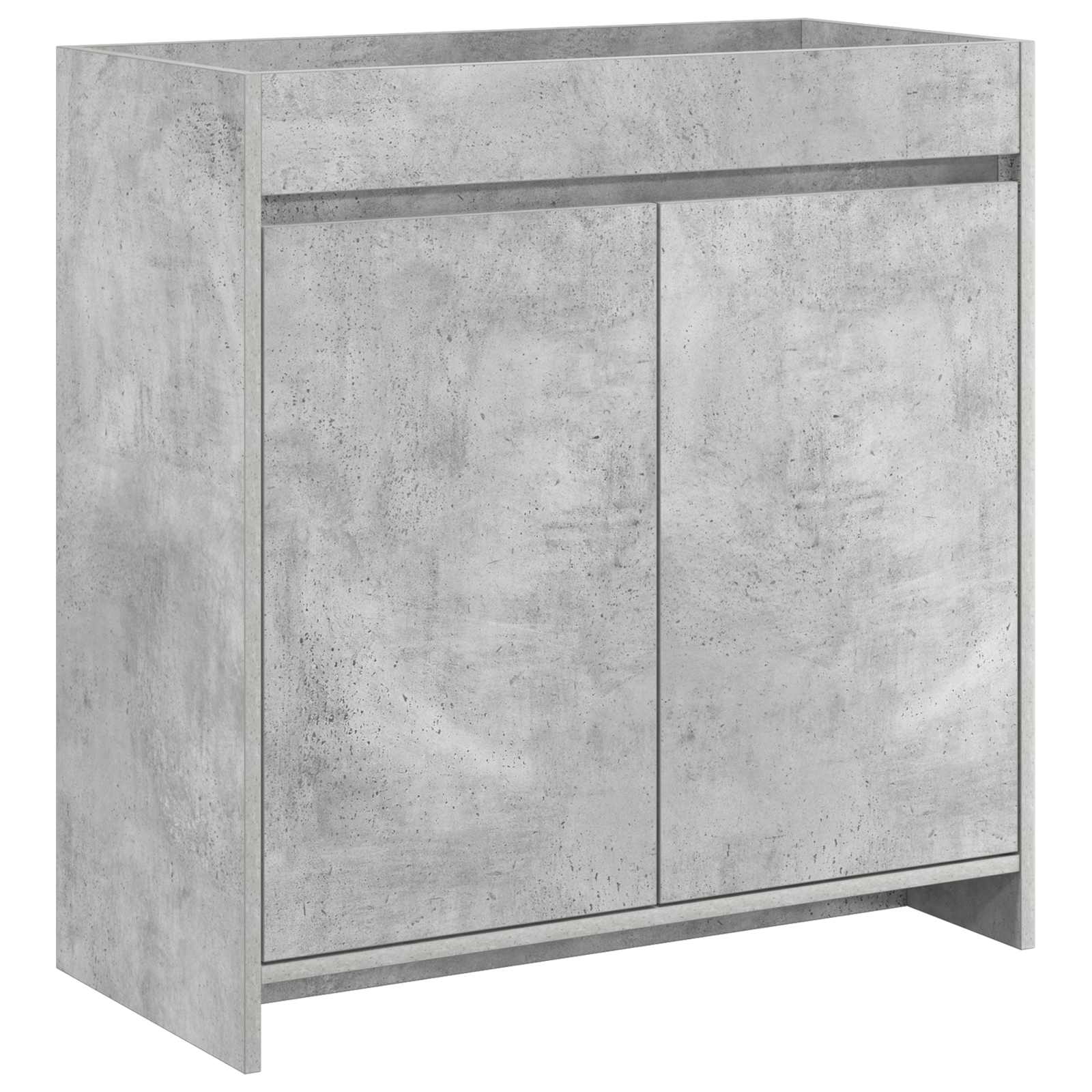 Maison Exclusive - Badunterschrank Betongrau 78,5 X 37,5 X 81 Cm