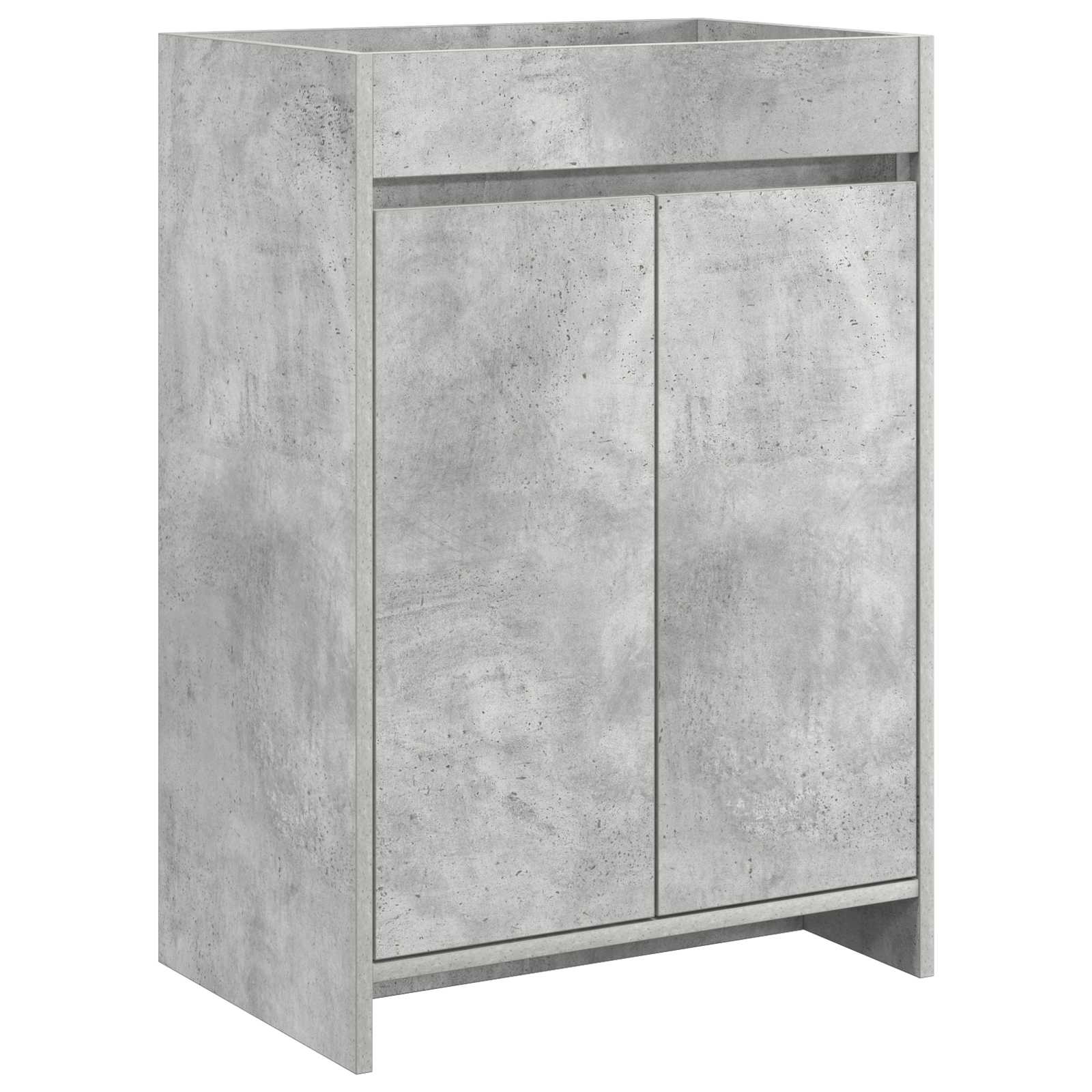 Maison Exclusive - Badunterschrank Betongrau 56 X 37,5 X 81 Cm Ho