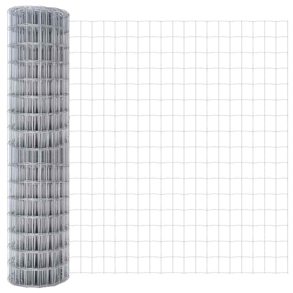 Maison Exclusive - Eurozaun 1 X 25 M Pvc-beschichtetes Eisen
