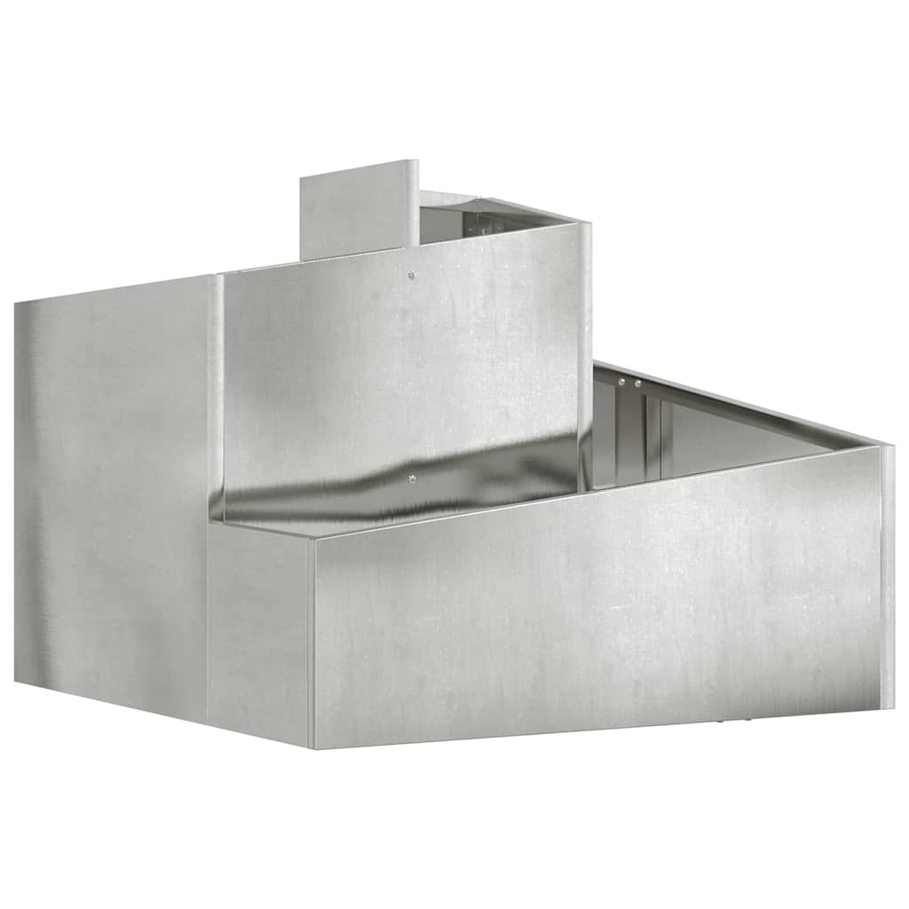 Maison Exclusive - Garten-pflanzgefäß Silber 60 X 60 X 50 Cm Verz