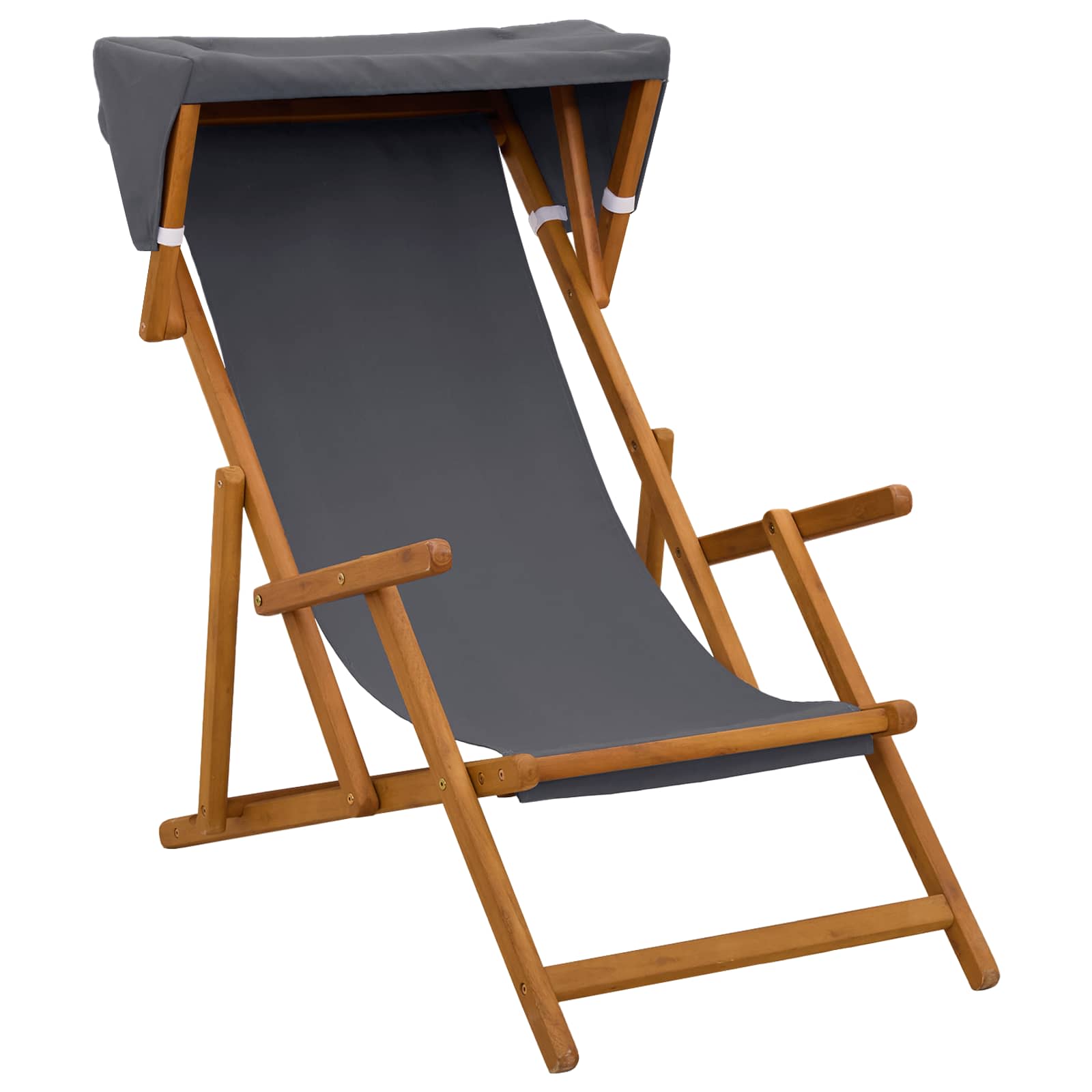 Maison Exclusive - Liegestuhl 3 Position Massives Eukalyptus Holz