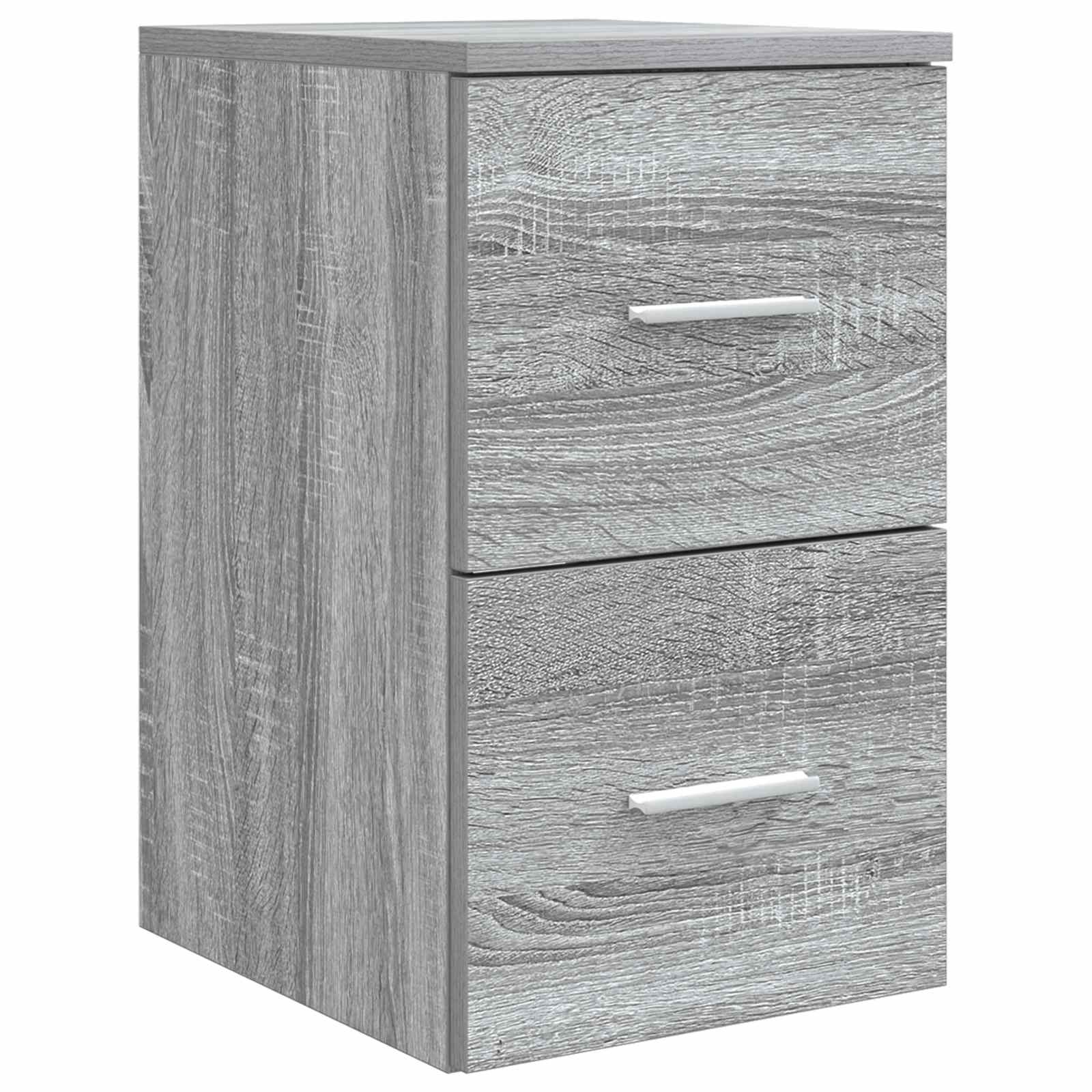 Maison Exclusive - Badezimmerschrank Inzwischen Grau Sonoma 30 X