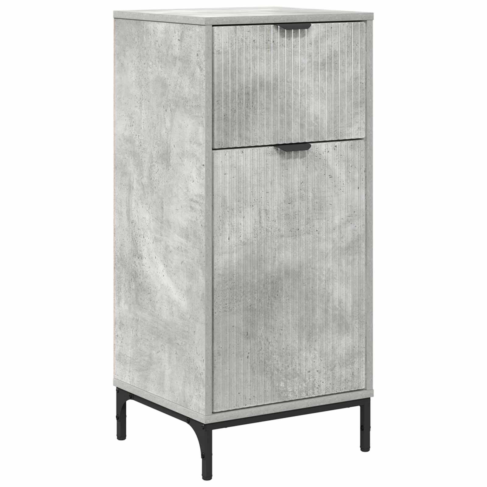 Maison Exclusive - Badezimmerschrank Beton Grau 39,5 X 36 X 88 Cm