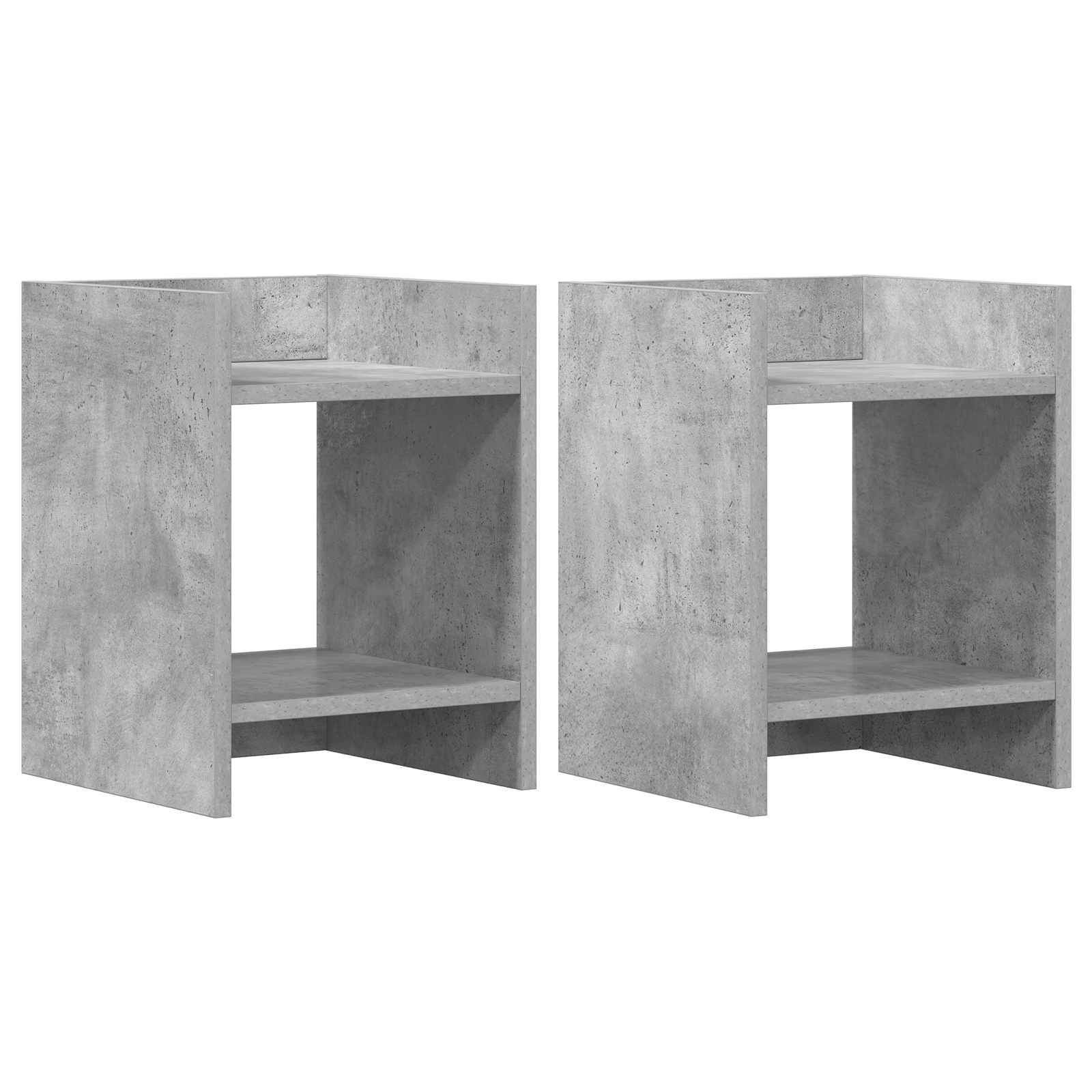 Maison Exclusive - Pflanzenständer 2 Stk. Betongrau 30 X 30 X 40
