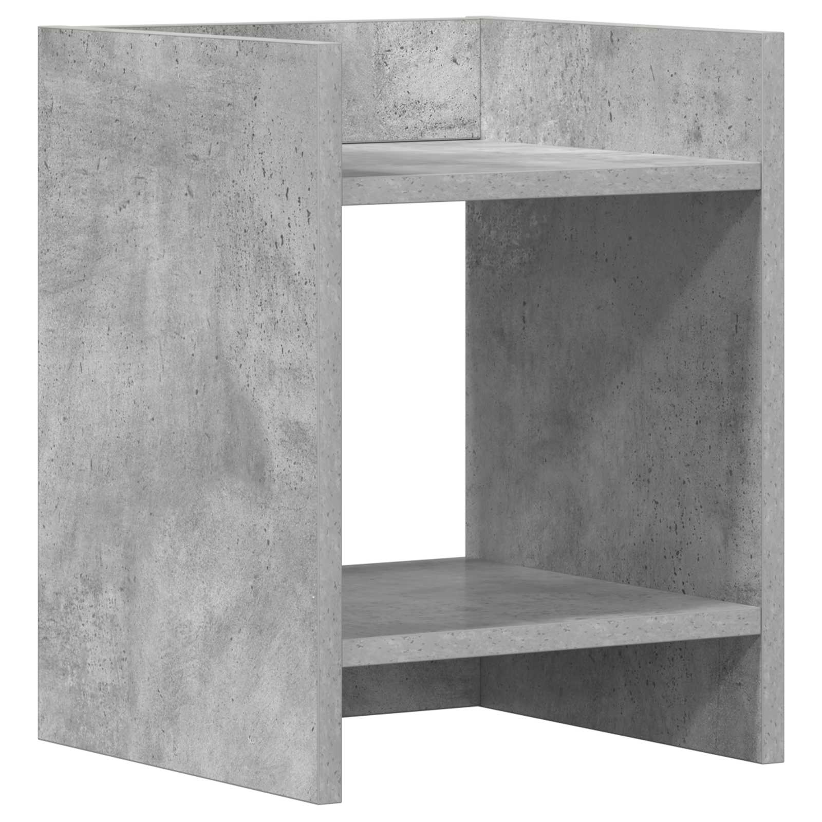 Maison Exclusive - Pflanzenständer Betongrau 30 X 30 X 40 Cm Holz