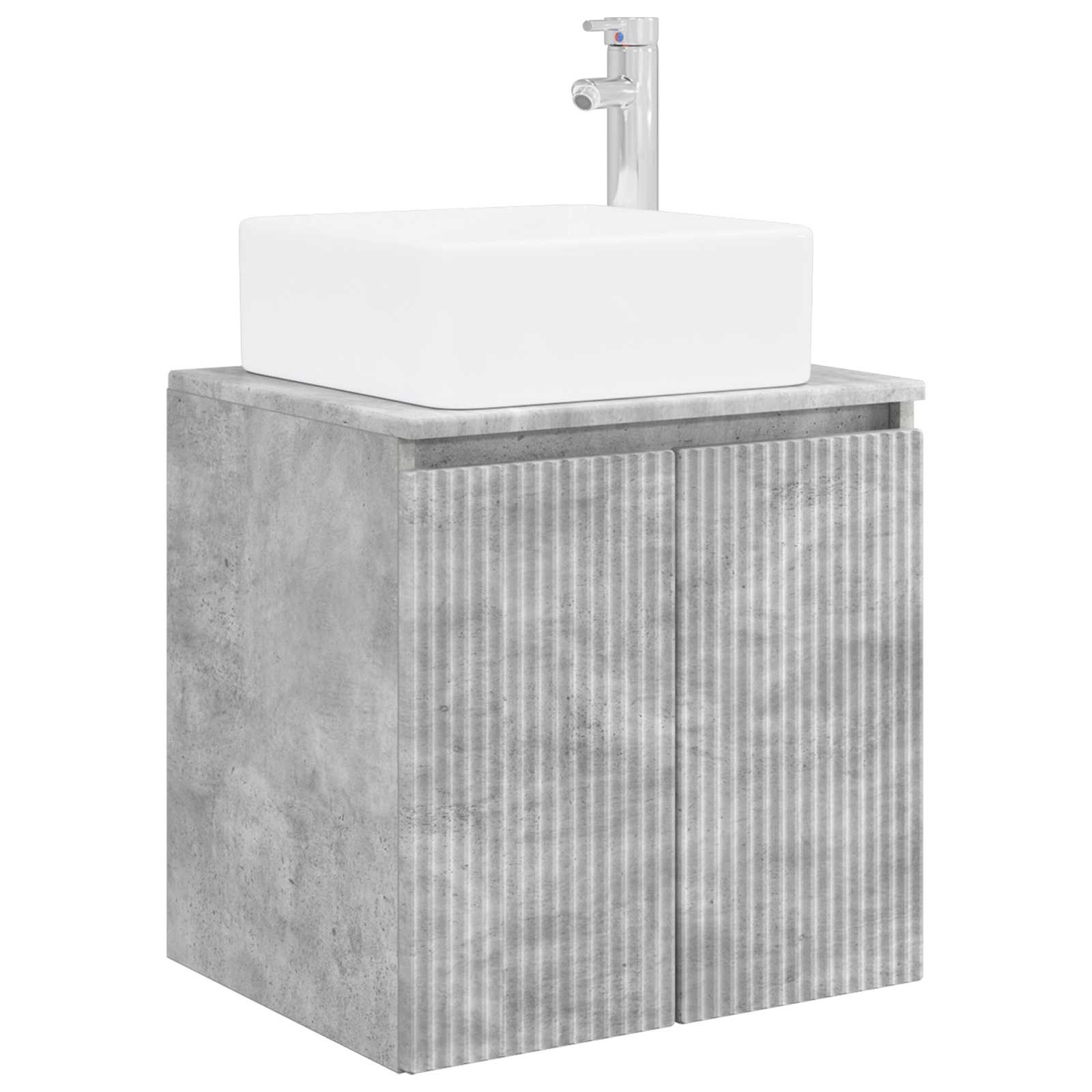 Maison Exclusive - Wandmontierte Waschtisch Betongrau 49,5 X 41 X