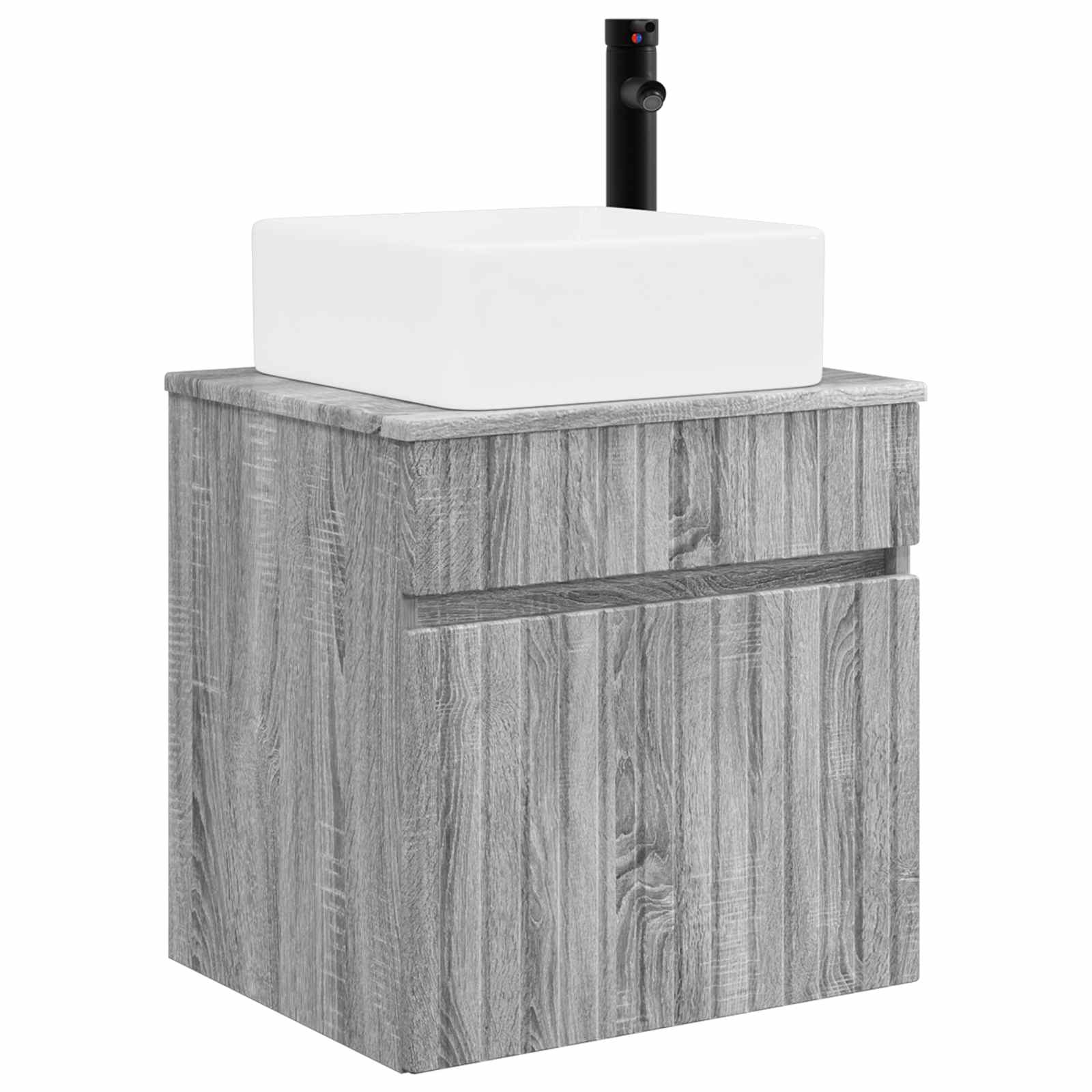 Maison Exclusive - Wandmontierte Waschbecken-vanität Grau Sonoma