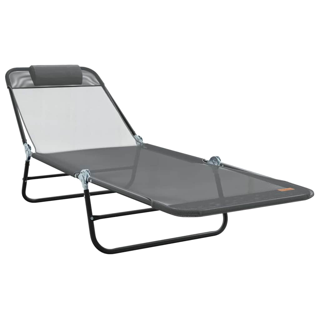Maison Exclusive - Klappbare Sonnenliege Grau 182 X 55 X 85,5 Cm