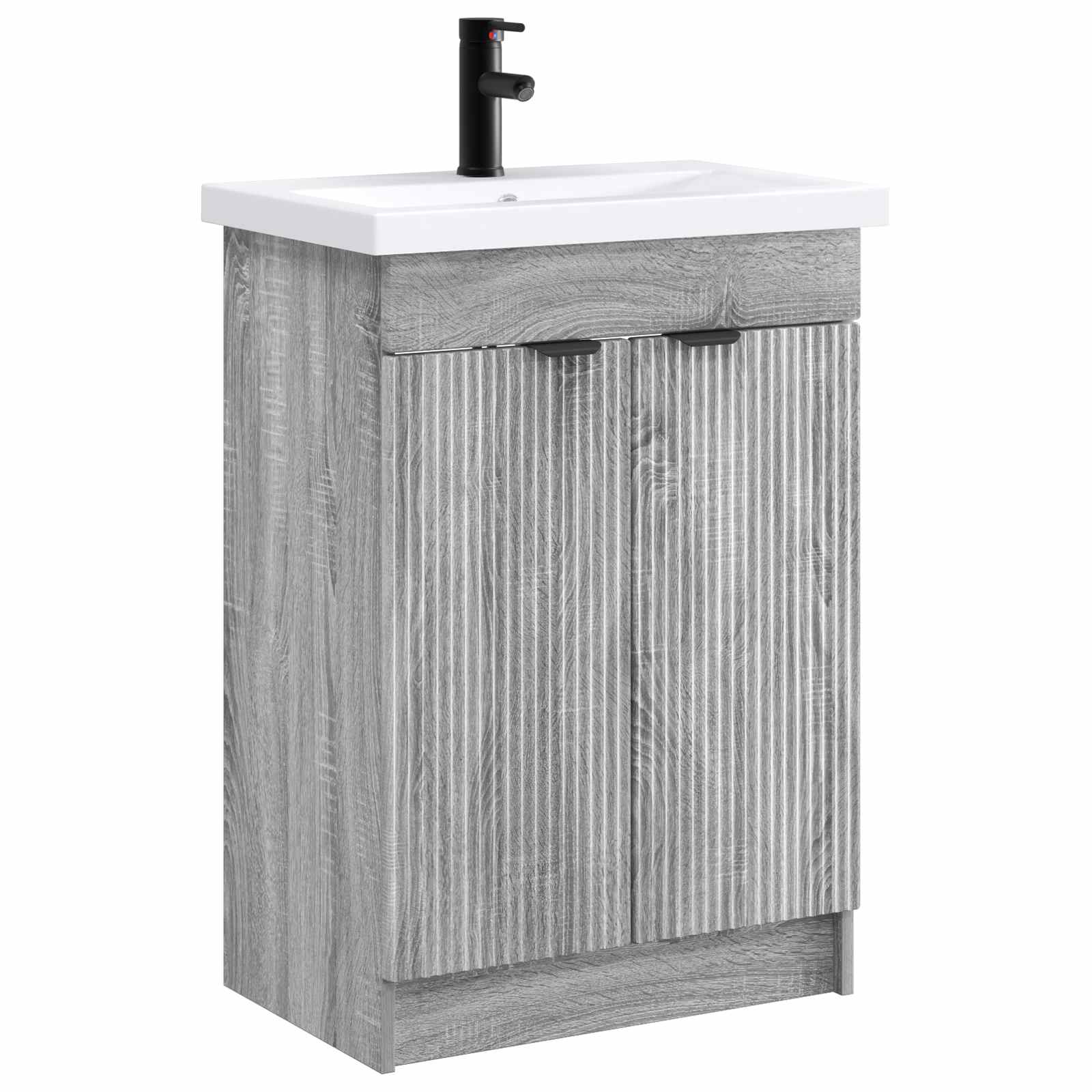 Maison Exclusive - Badezimmermöbel-set Grau Sonoma 78,5 X 37,5 X