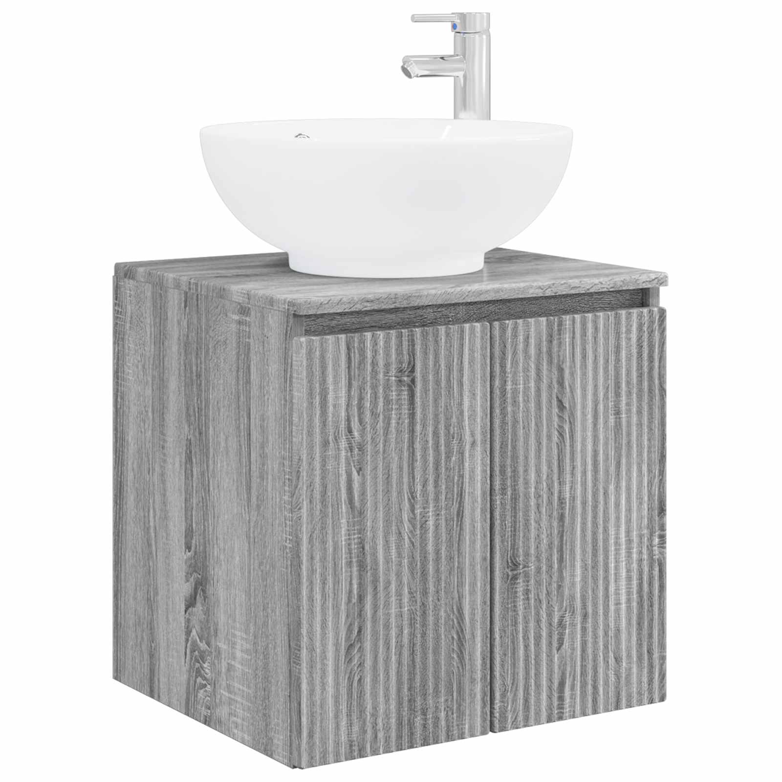 Maison Exclusive - Wandmontierte Waschtisch Grau Sonoma 49,5 X 44