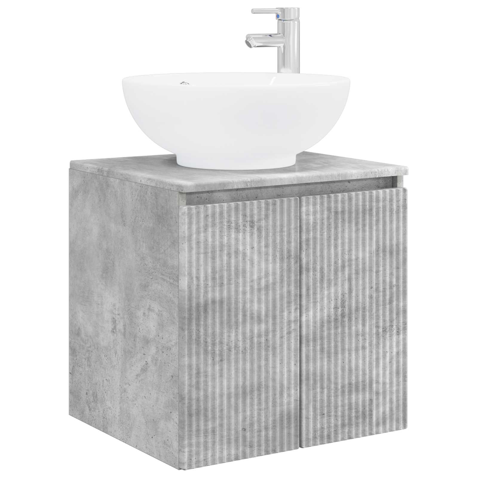 Maison Exclusive - Wandmontierte Waschtisch Betongrau 49,5 X 44,5