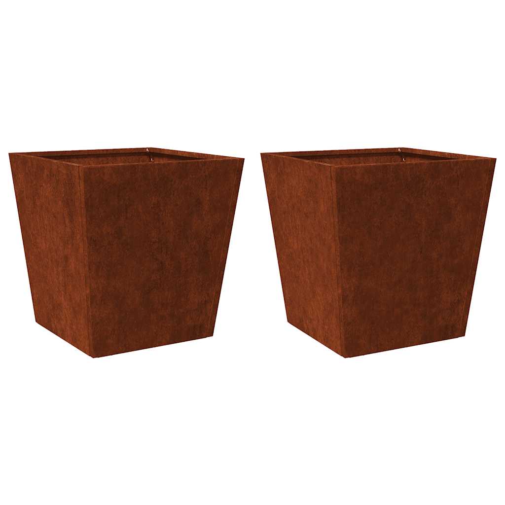 Maison Exclusive - Pflanzkübel 2 Stk. 40x40x40 Cm Wetterfester St