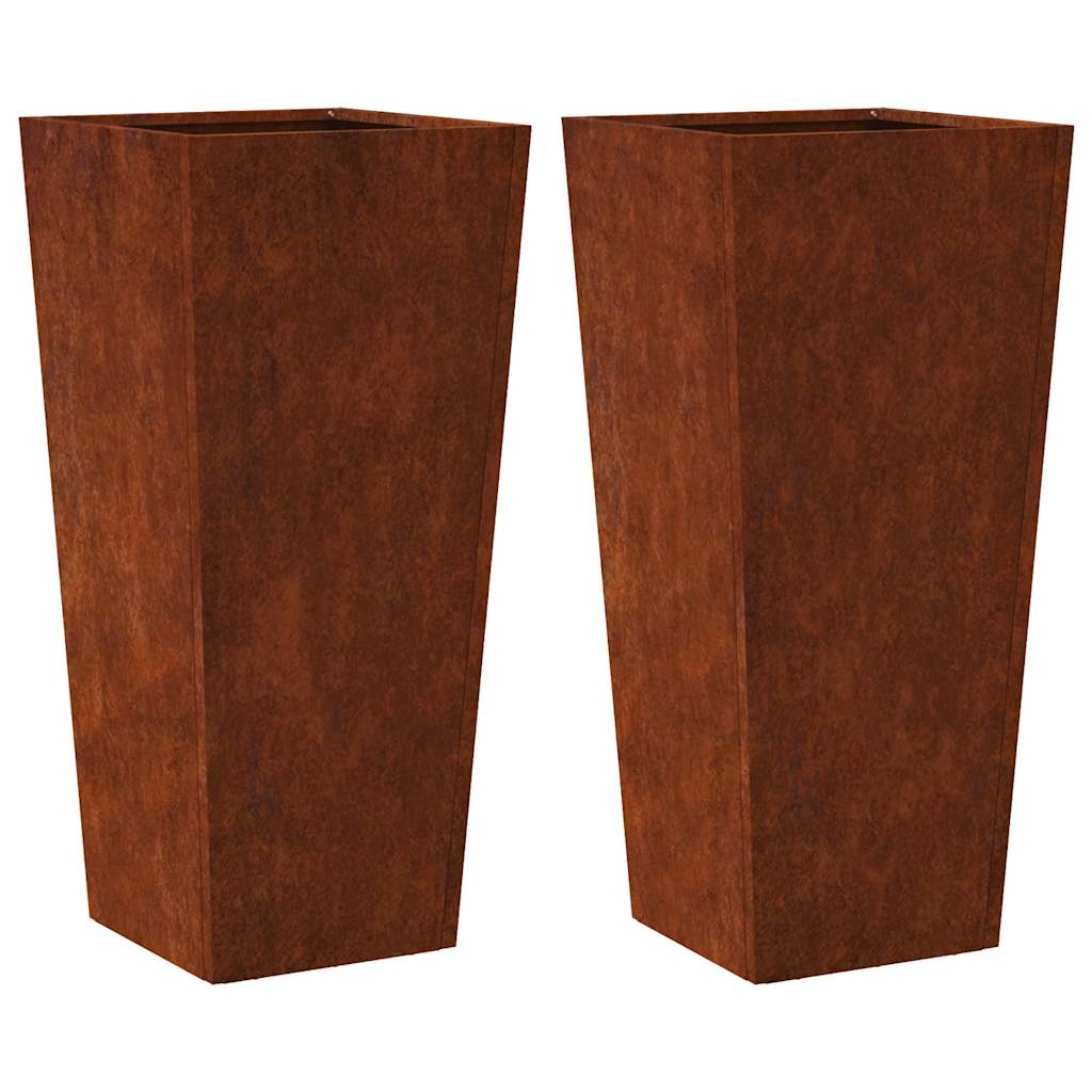Maison Exclusive - Pflanzkübel 2 Stk. 35x35x75 Cm Wetterfester St