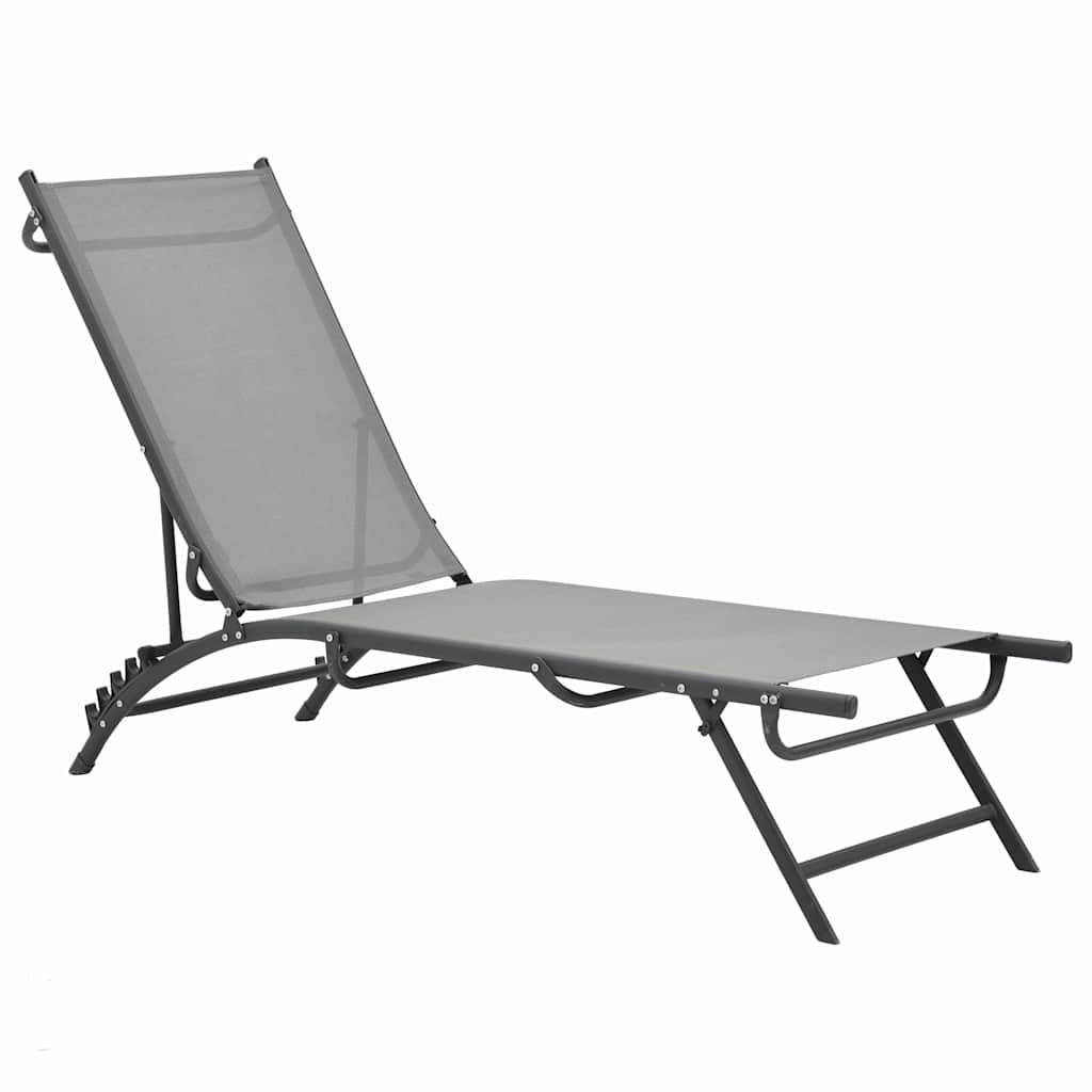 Maison Exclusive - Sonnenliegen 2 Stk. Textilene Und Stahl
