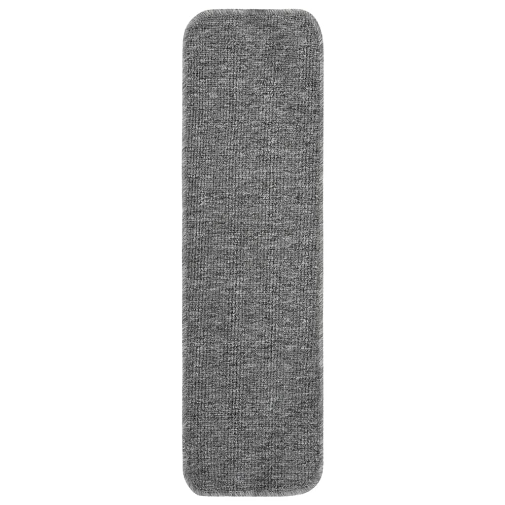 Maison Exclusive - Antirutsch Stufenmatten 15 Stk. 75x20 Cm Grau