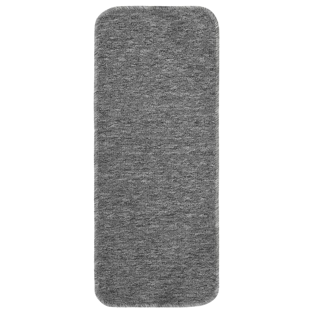Maison Exclusive - Antirutsch Stufenmatten 15 Stk. 60x25 Cm Grau