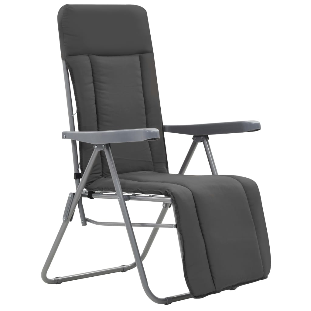 Maison Exclusive - Klappstühle Mit Kissen, 2 Stück, Grau