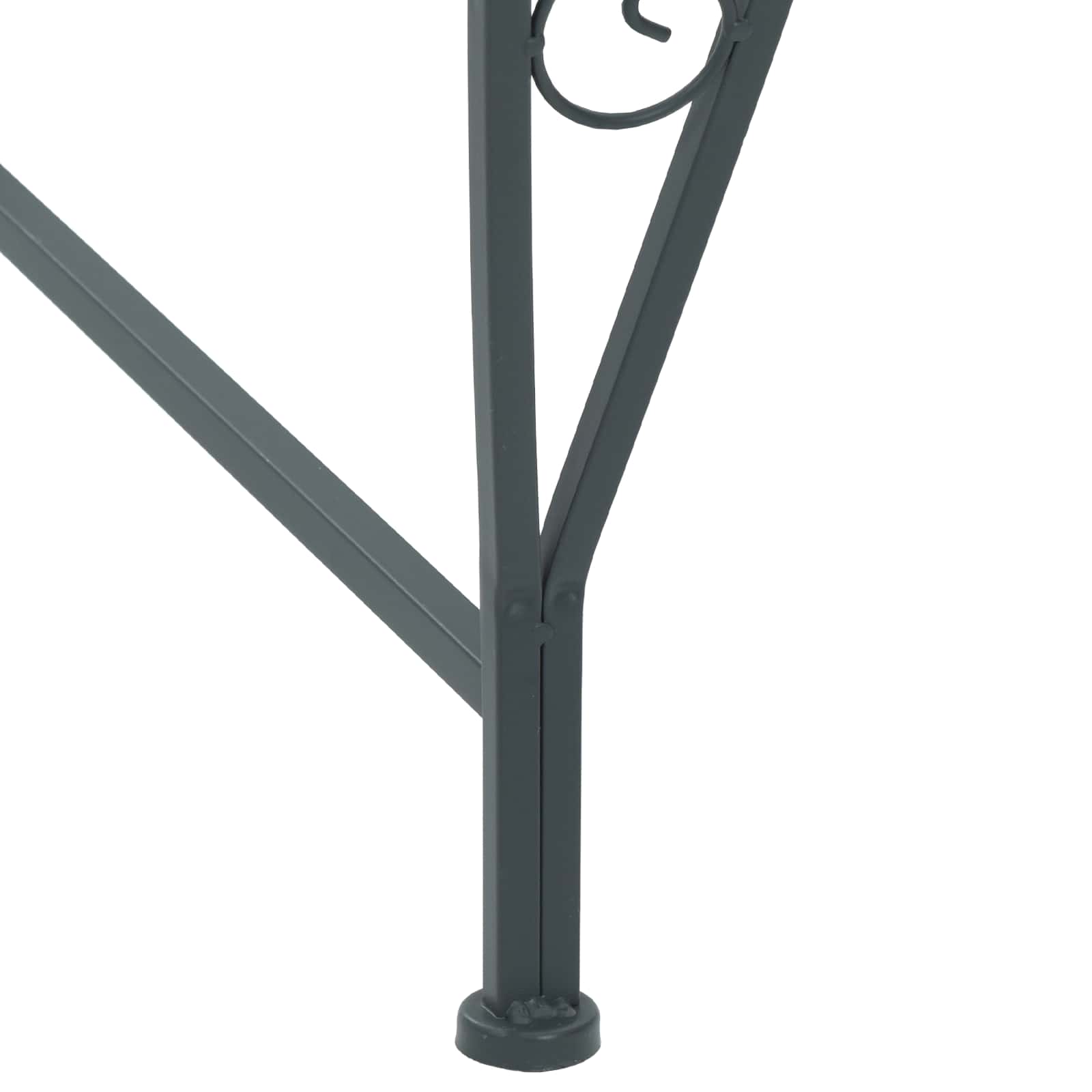 Maison Exclusive - Baumbank 8-sitzanzahl Ø 160 X 89 Cm Stahl Silb
