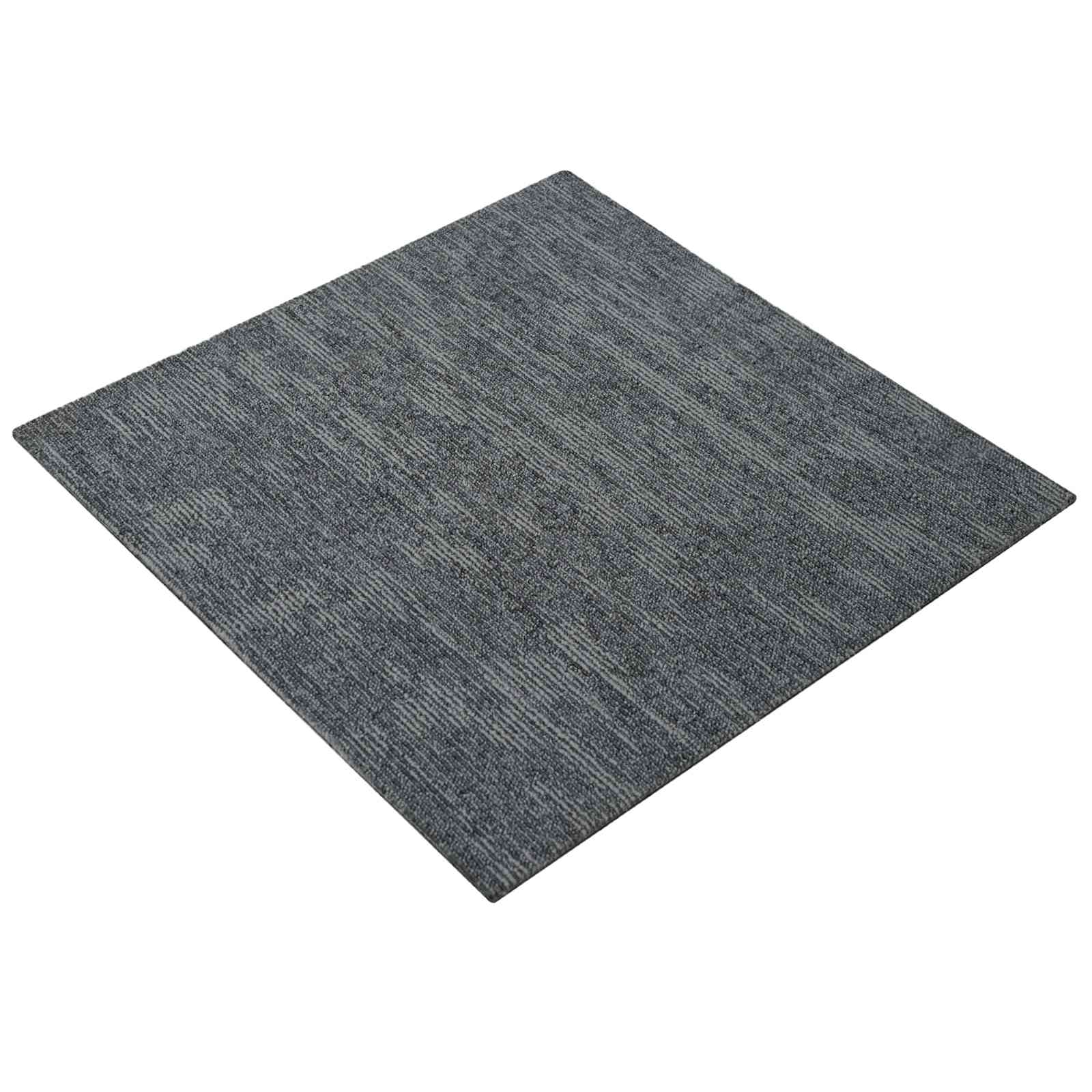 Maison Exclusive - Teppichfliese Himmelgrau 50 X 50 Cm 4 Stk. Pp