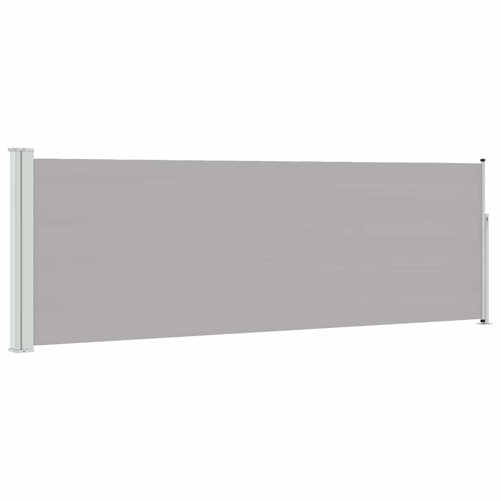 Maison Exclusive - Ausziehbare Seitenmarkise 100x314 Cm Grau