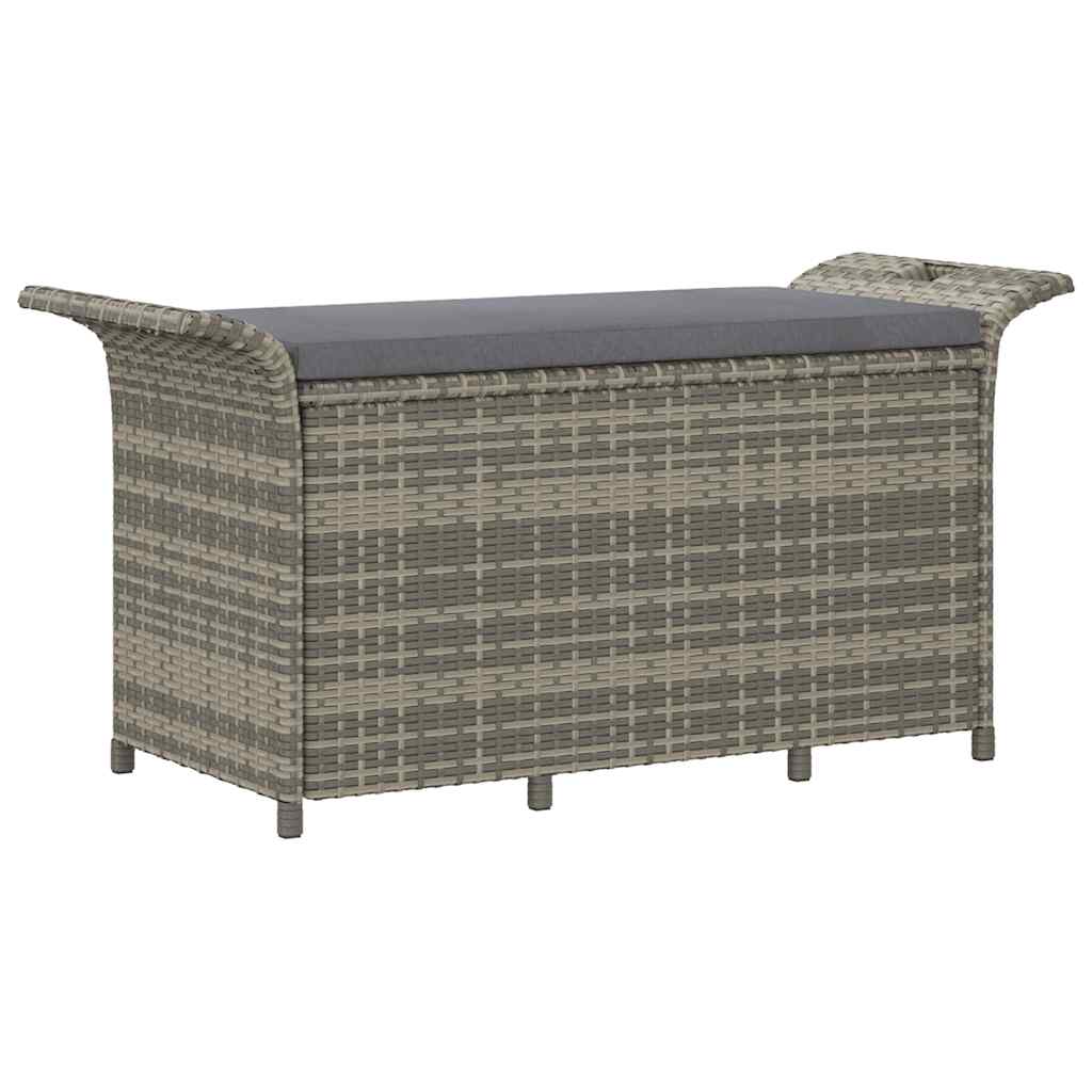 Maison Exclusive - Gartenbank Mit Kissen Grau 116x46x57 Cm Poly R