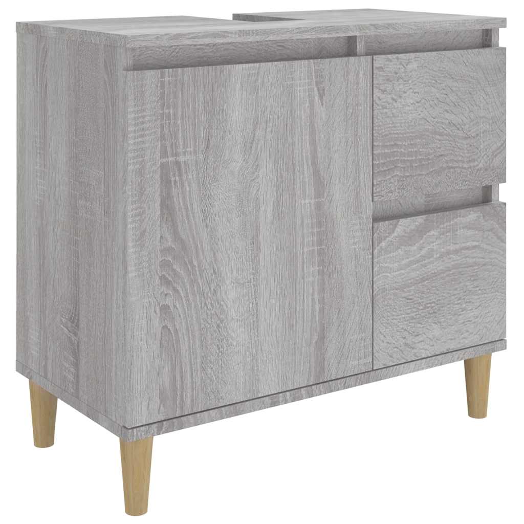 Maison Exclusive - Badschrank Grau Sonoma 65x33x60 Cm Holzwerksto