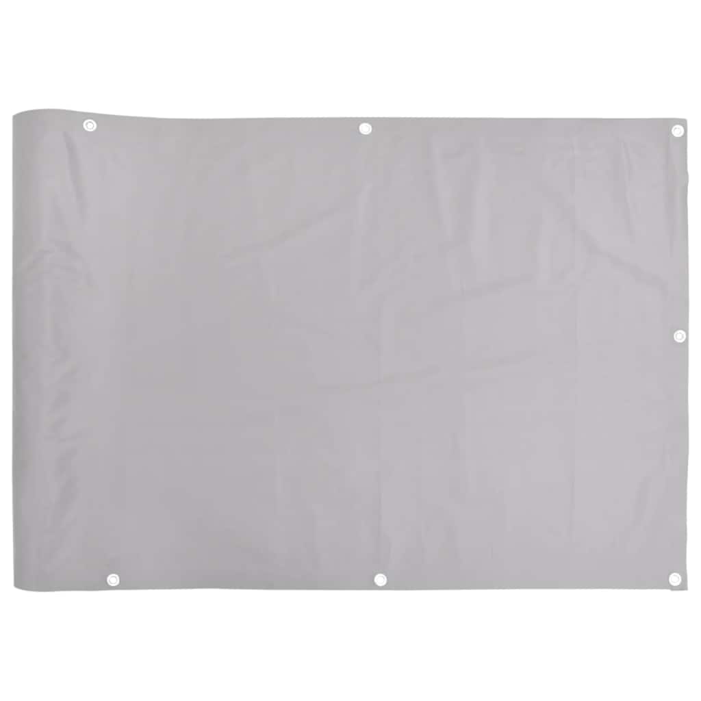 Maison Exclusive - Balkon-sichtschutz Grau 500x120 Cm Pvc