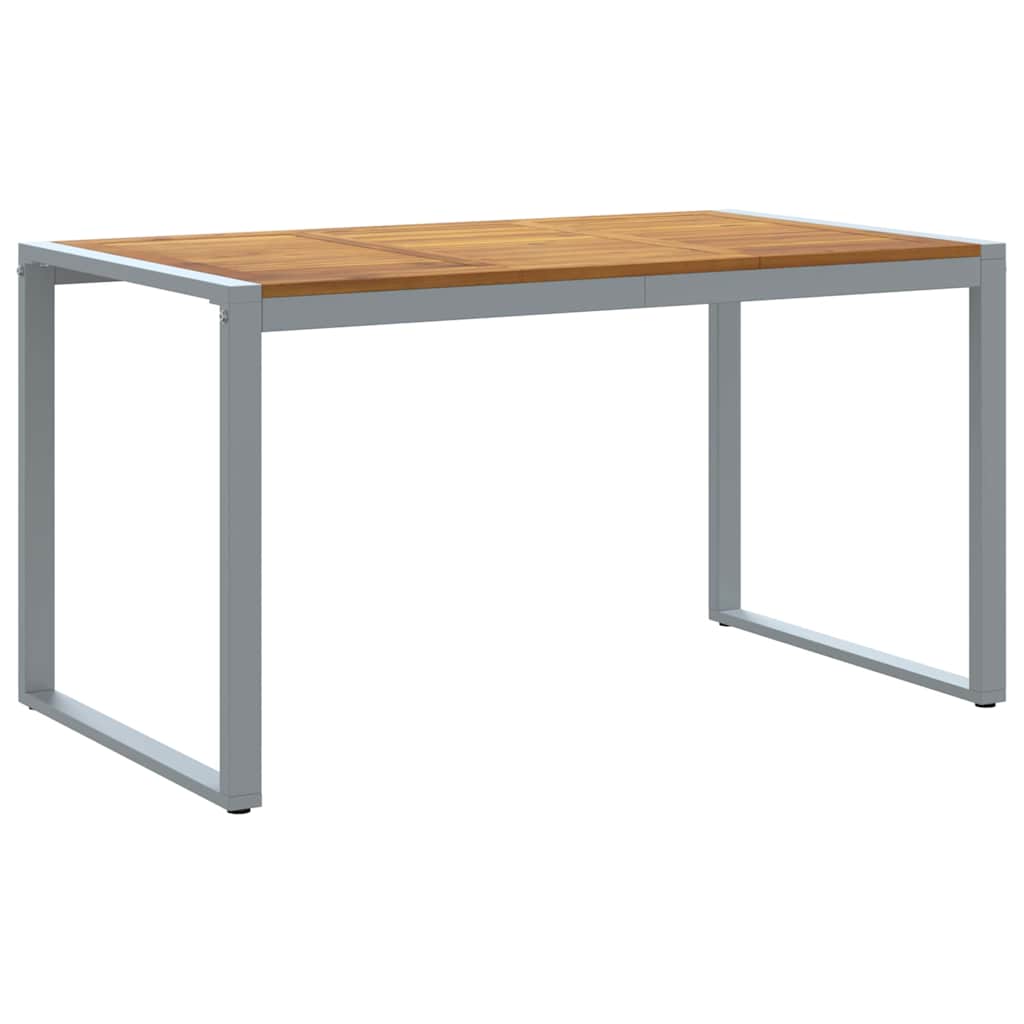 Maison Exclusive - Gartentisch Grau 140 X 80 X 75 Cm Massivholz A