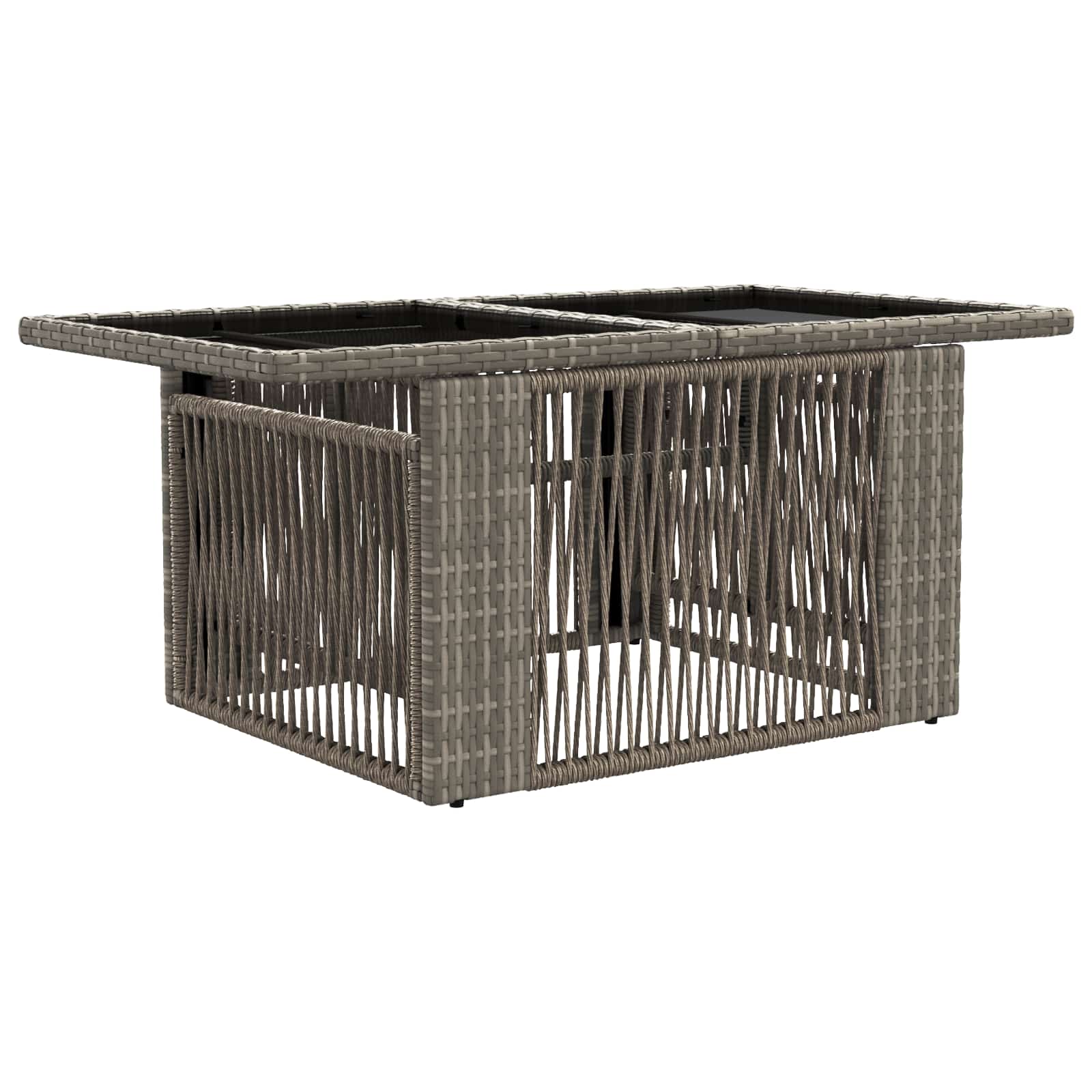 Maison Exclusive - Garten Lifting Up Tisch Grau 100 X 55 X 37 Cm