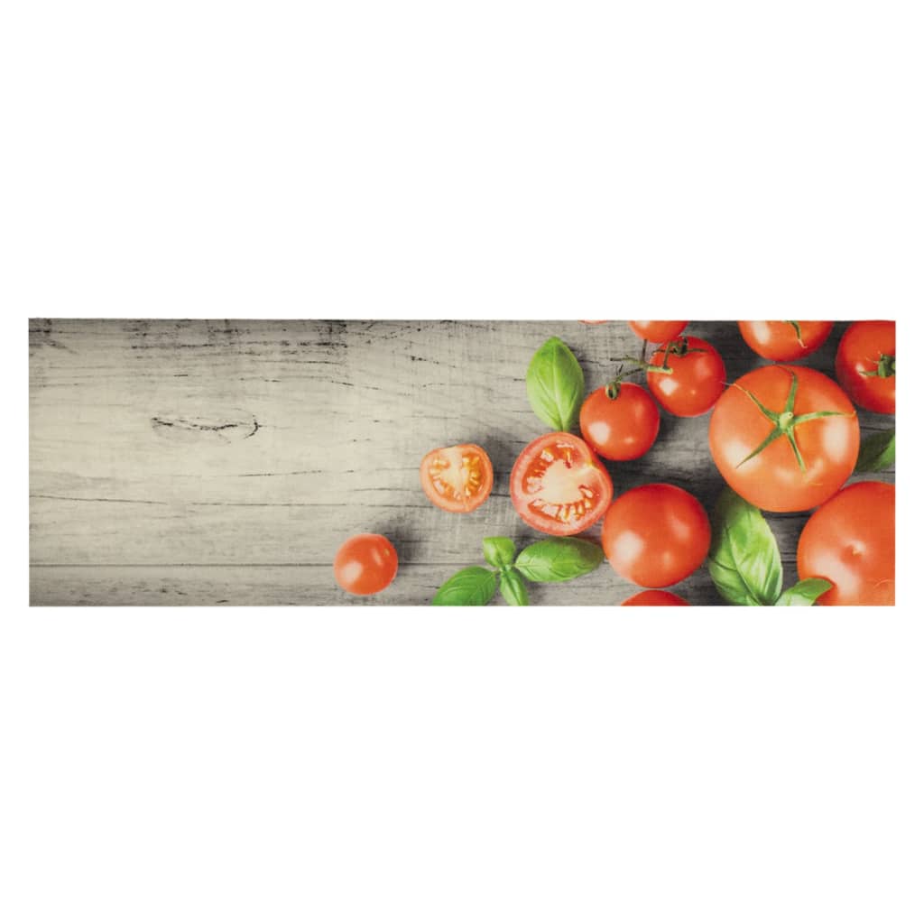 Maison Exclusive - Küchenteppich Waschbar Tomaten 60x180 Cm Samt