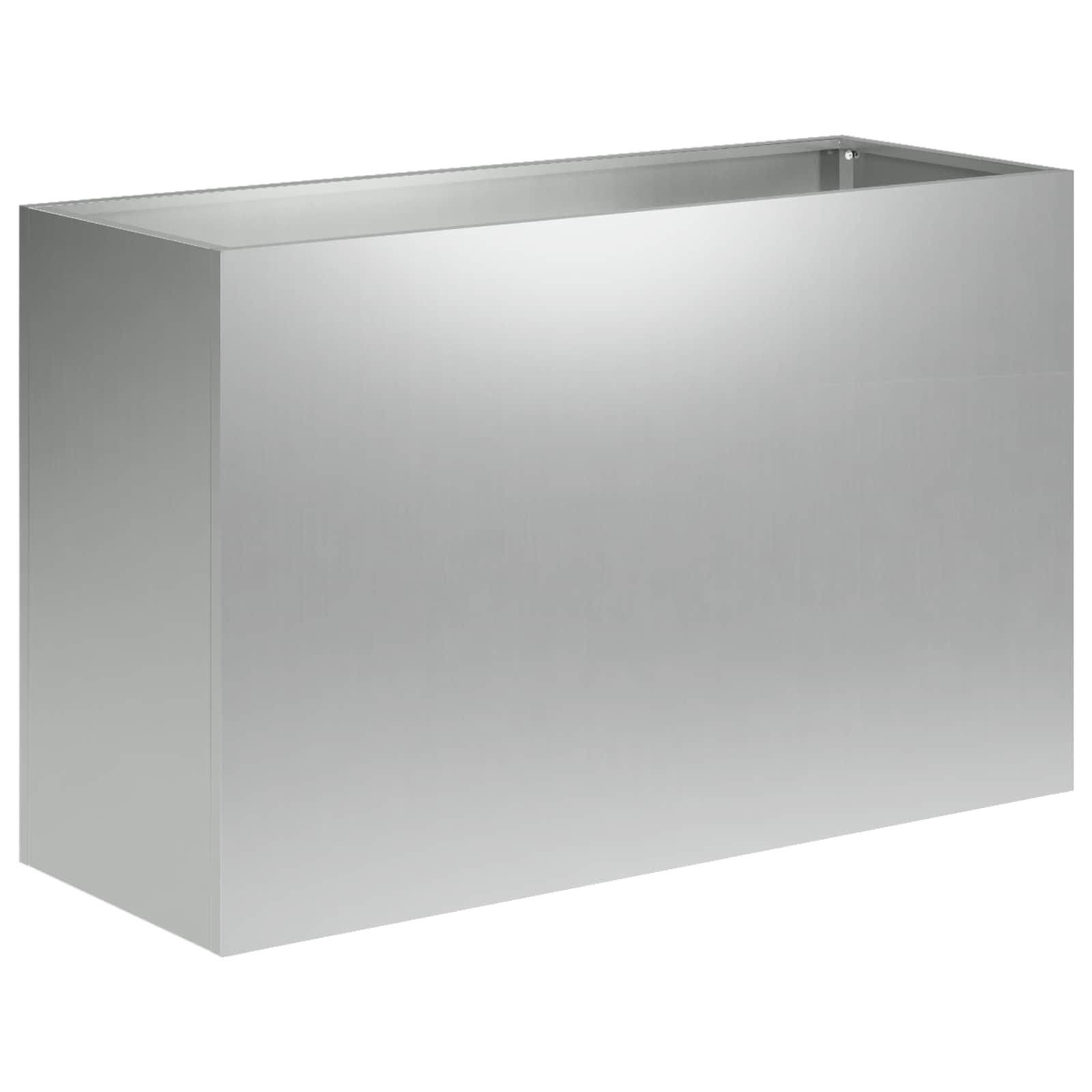 Maison Exclusive - Garten-pflanzgefäß Silber 80 X 30 X 40 Cm Verz