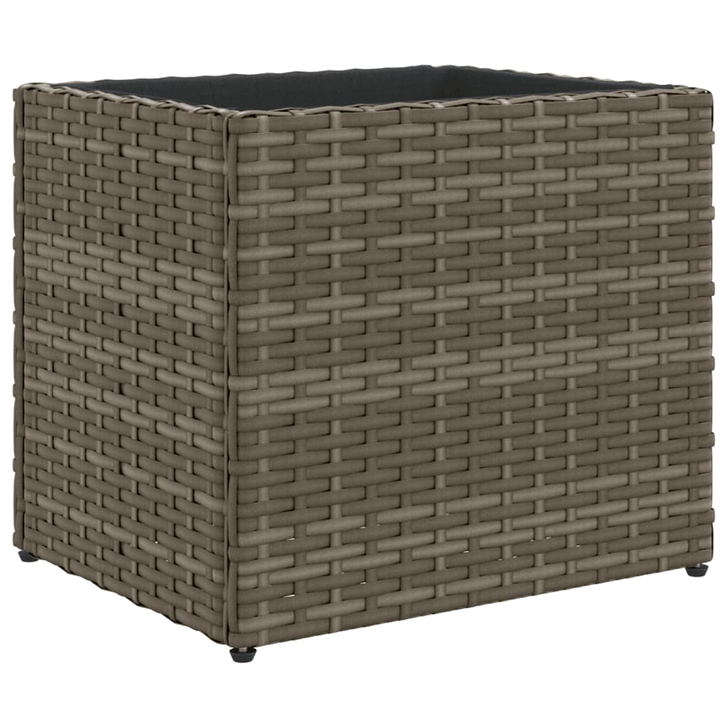 Maison Exclusive - Pflanzkübel Grau 36x30x32 Cm Poly Rattan