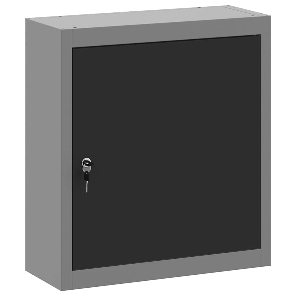 Maison Exclusive - Werkzeugschrank Mit Regal Schwarz Und Grau 50