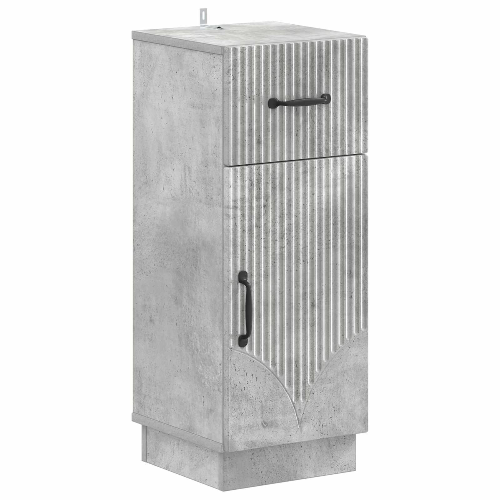 Maison Exclusive - Badezimmer Aufbewahrungsschrank Hoorn Betongra