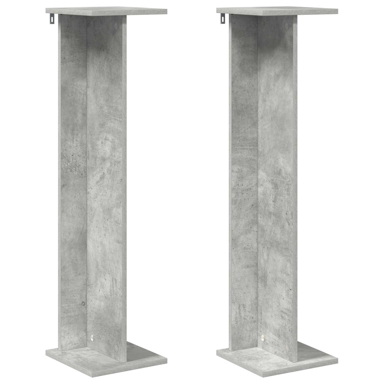 Maison Exclusive - Pflanzenständer 2 Stk. Betongrau 25 X 25,5 X 1