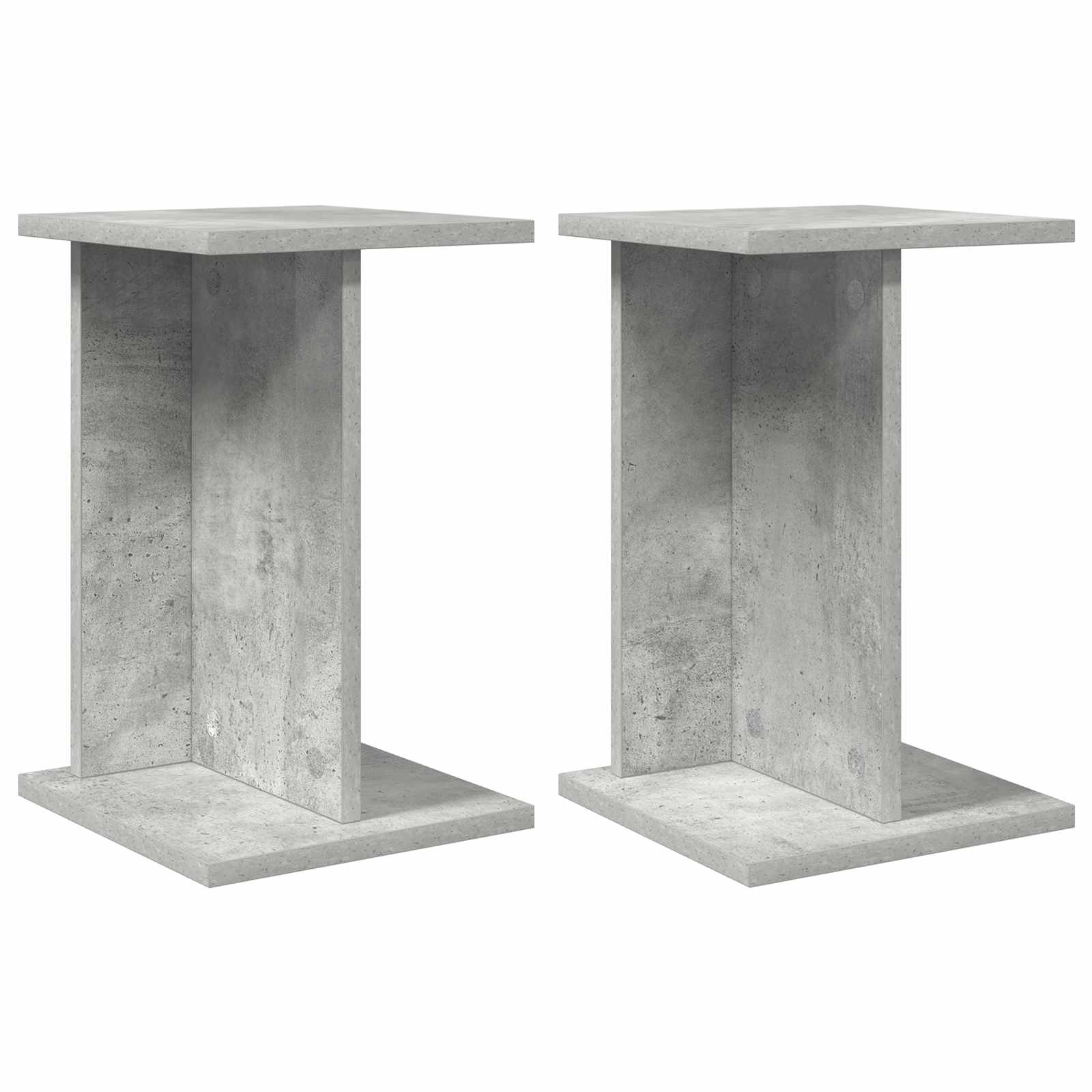 Maison Exclusive - Pflanzenständer 2 Stk. Betongrau 25 X 25,5 X 4